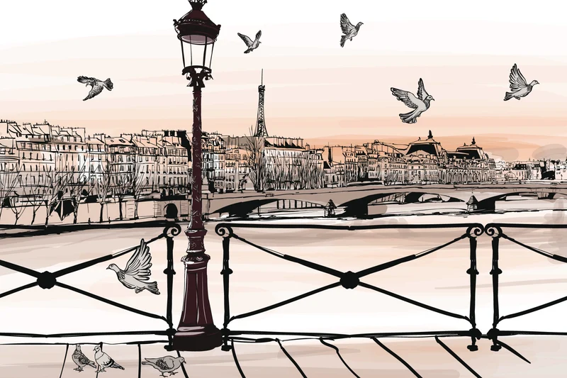 Tapis vinyl CIEL DE PARIS