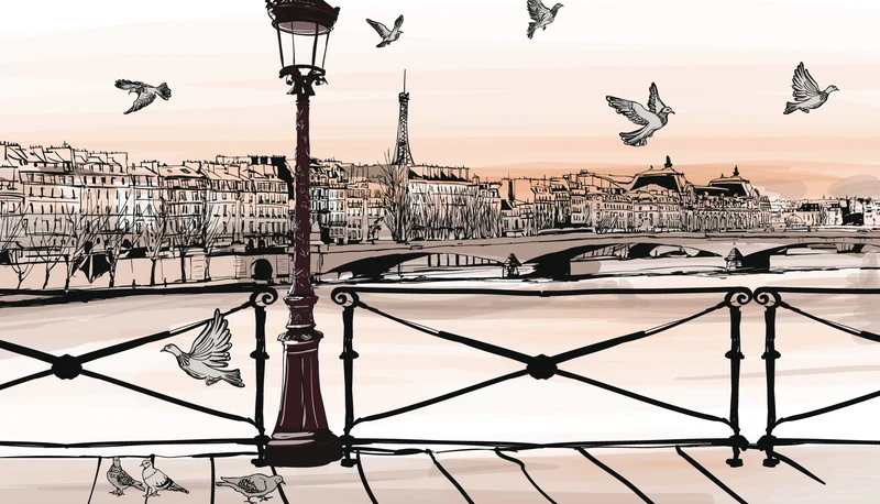 Tapis vinyl CIEL DE PARIS