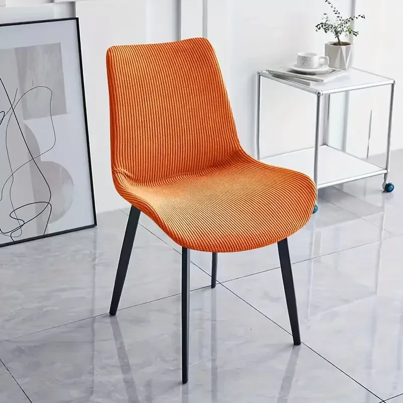 Housse chaise style scandinave Orange