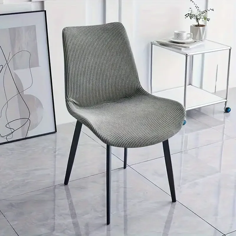 Housse chaise style scandinave Grise