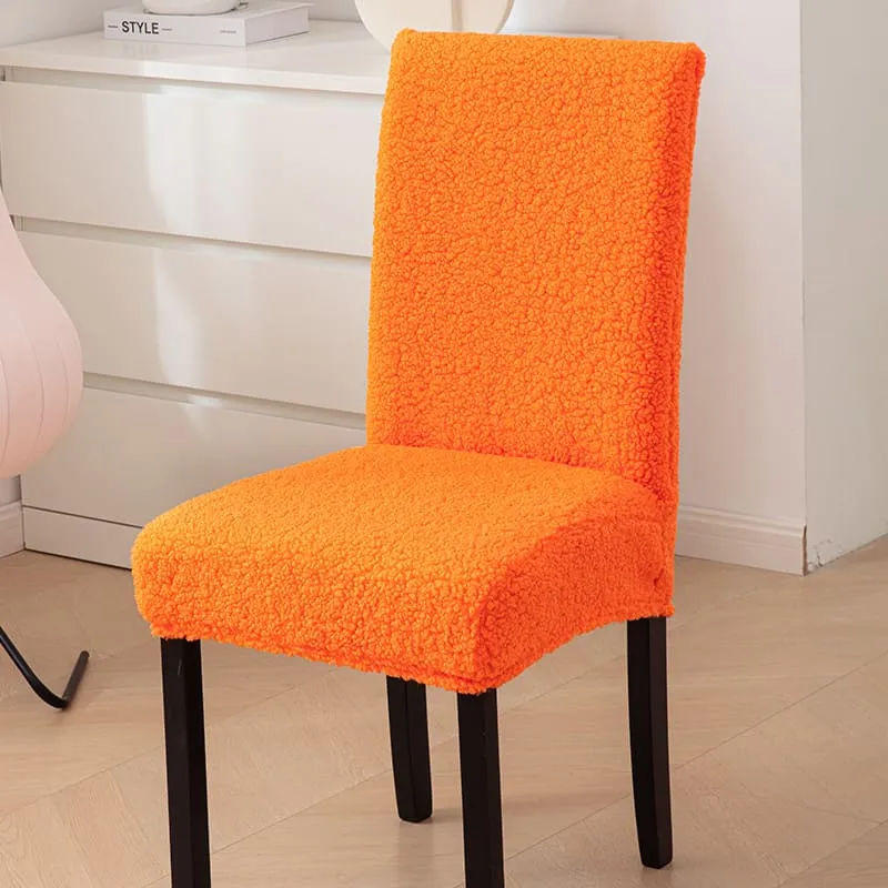 Housse de Chaise Extensible Teddy Orange