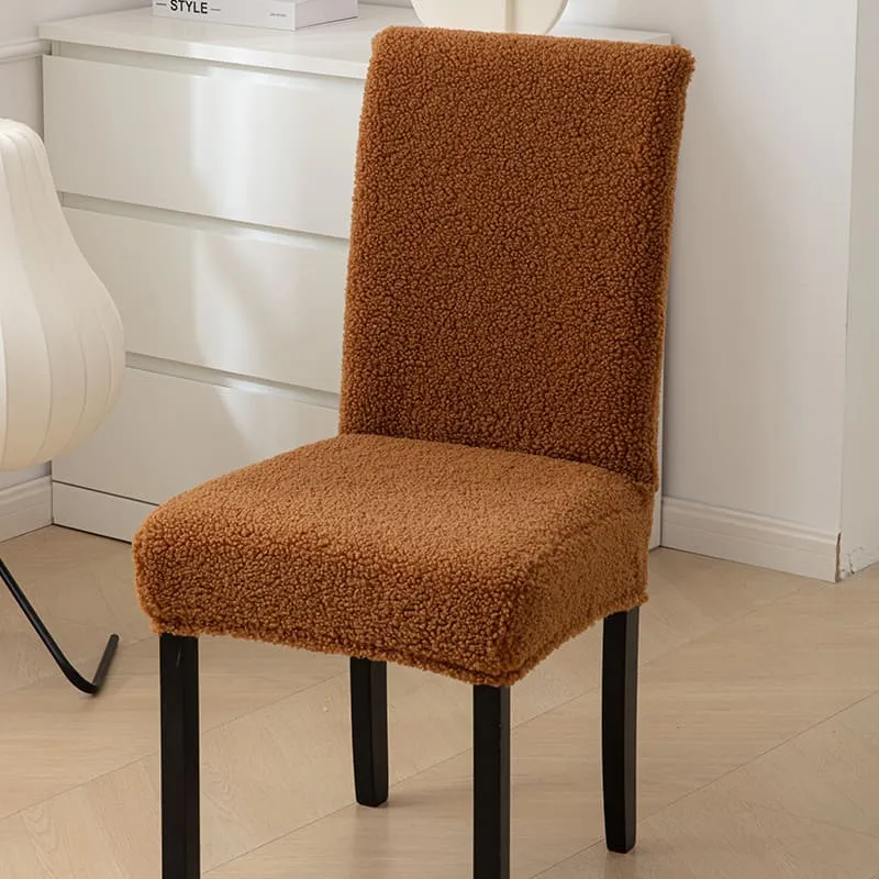 Housse de Chaise Extensible Teddy Marron