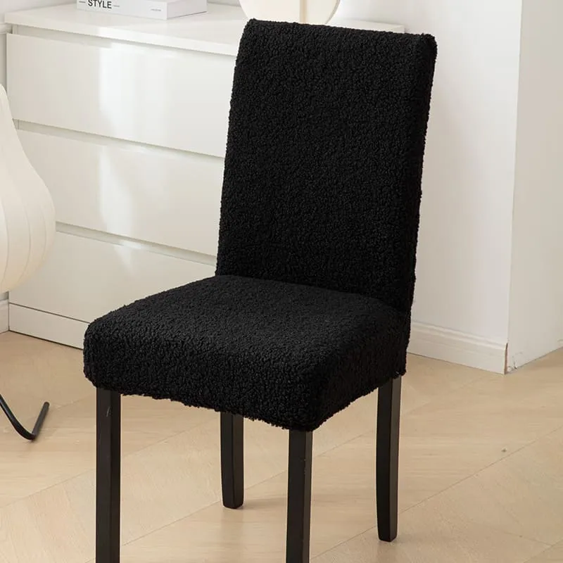 Housse de Chaise Extensible Teddy Noire