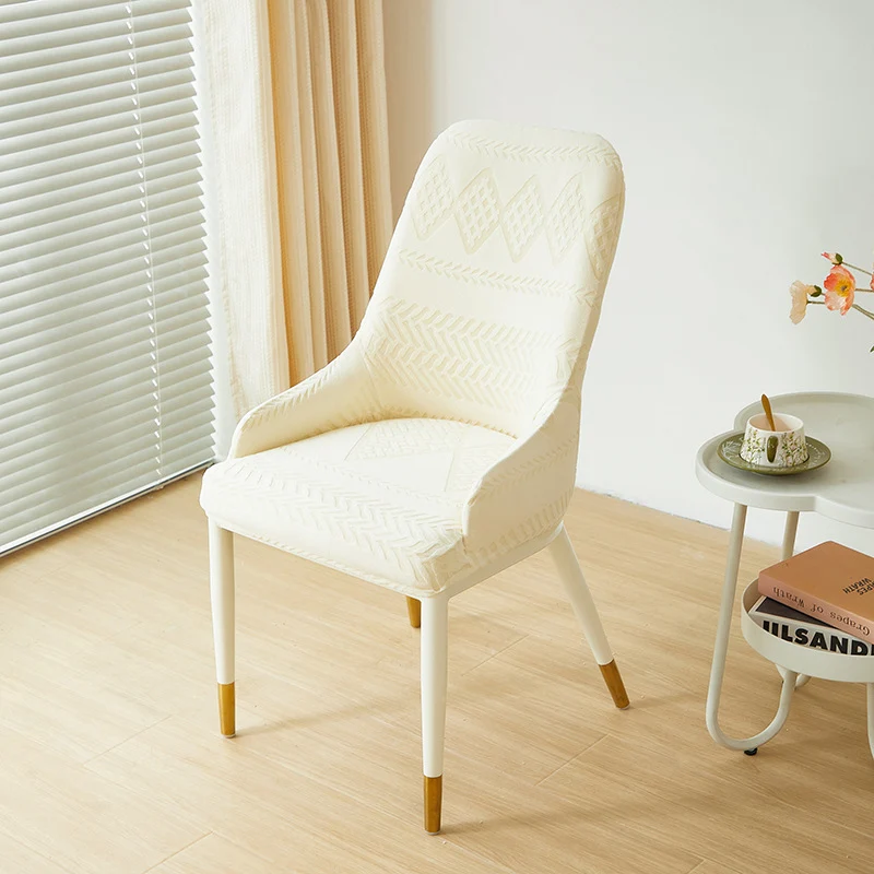 Housse chaise Scandinave avec Accoudoirs Géométrique