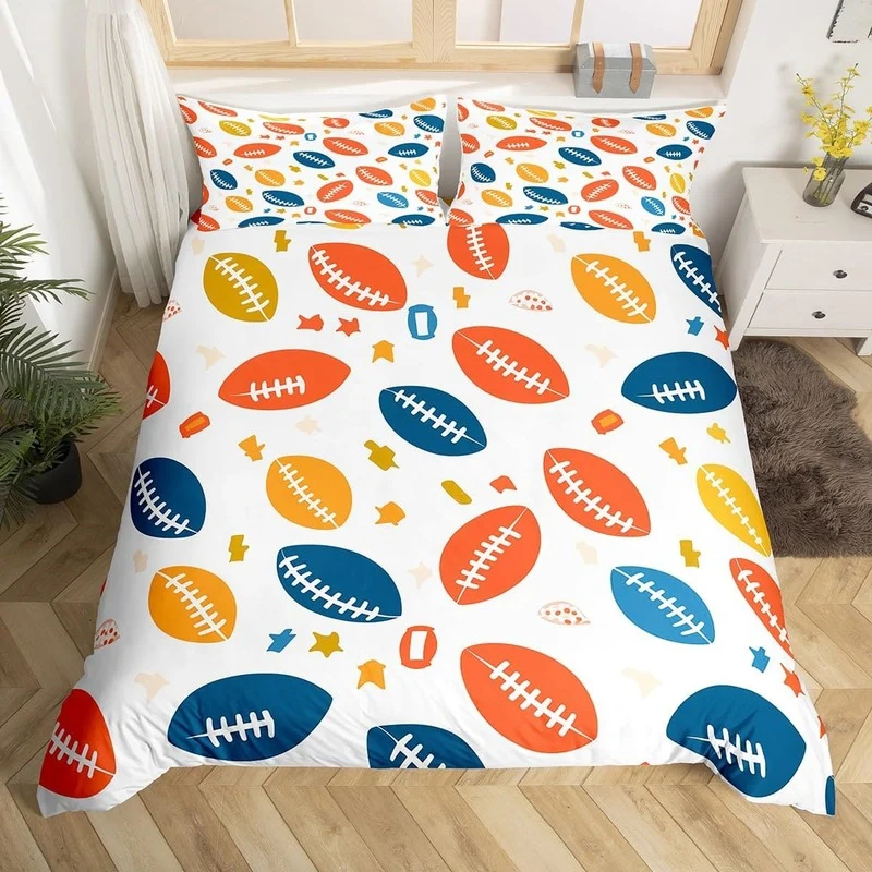 Housse de Couette Football Coloré