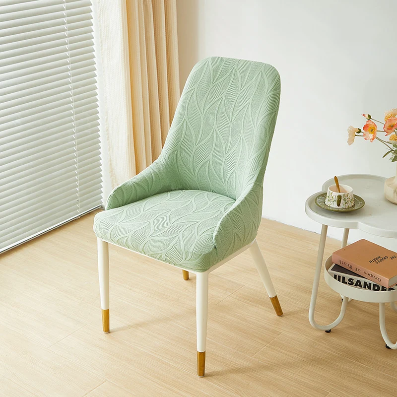 Housse chaise Scandinave avec Accoudoirs Plume Vert
