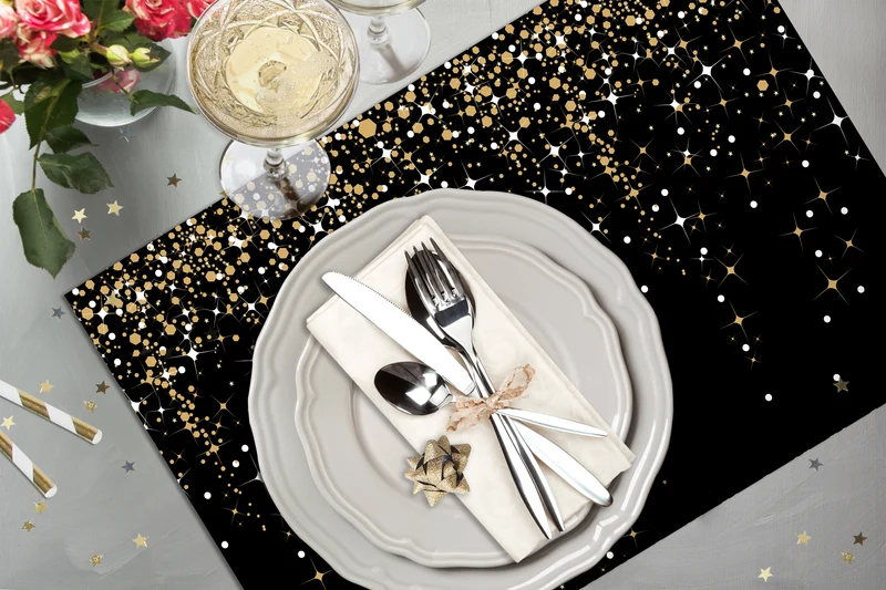 4 sets de table NUIT ÉTOILÉE