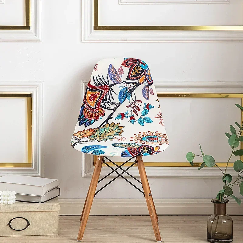 Housse chaise Scandinave à Fleurs