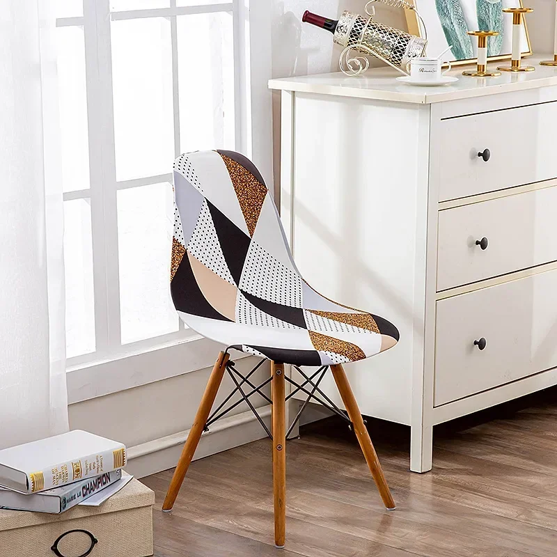 Housse chaise Scandinave Design Doré
