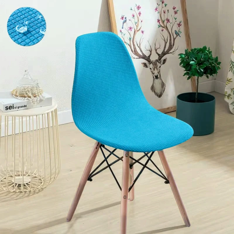 Housse chaise Scandinave Bleue Aqua