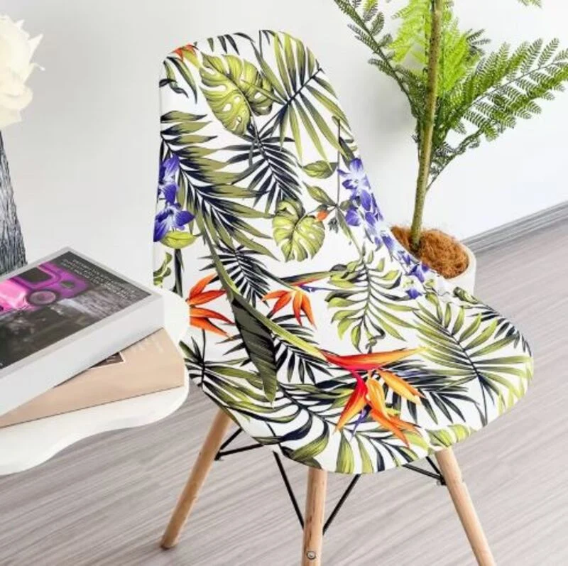 Housse chaise Scandinave Luxe Tropicale