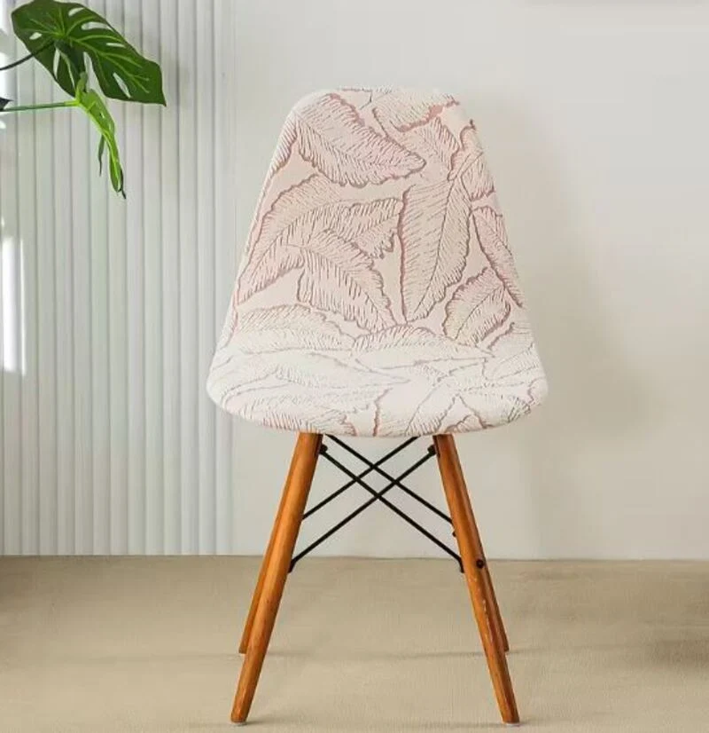 Housse chaise Scandinave Végétale Rose