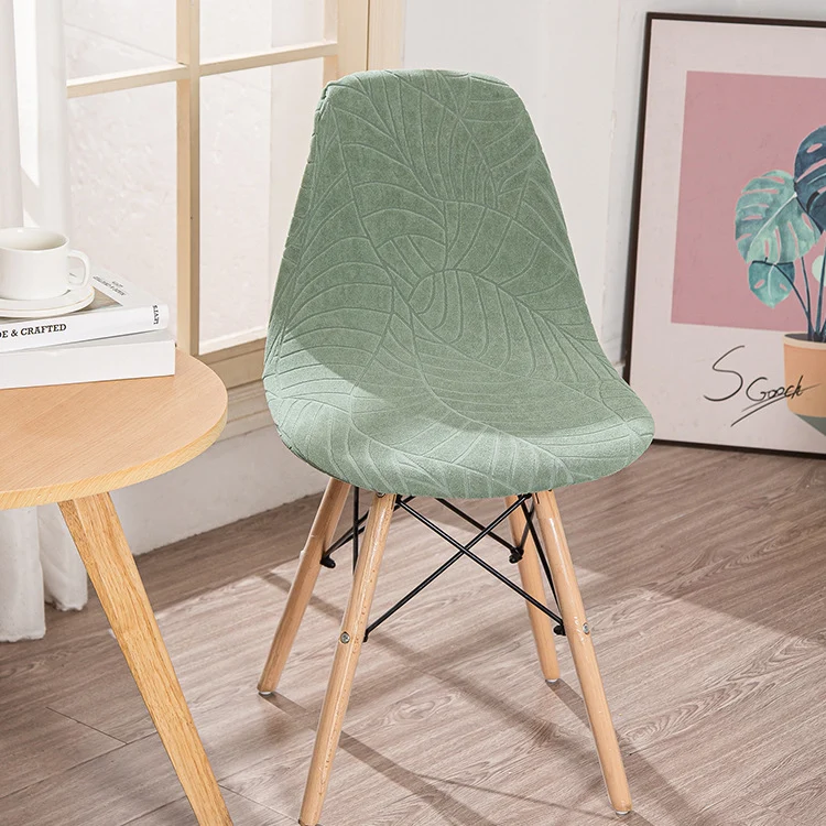 Housse chaise Scandinave Monstera Verte