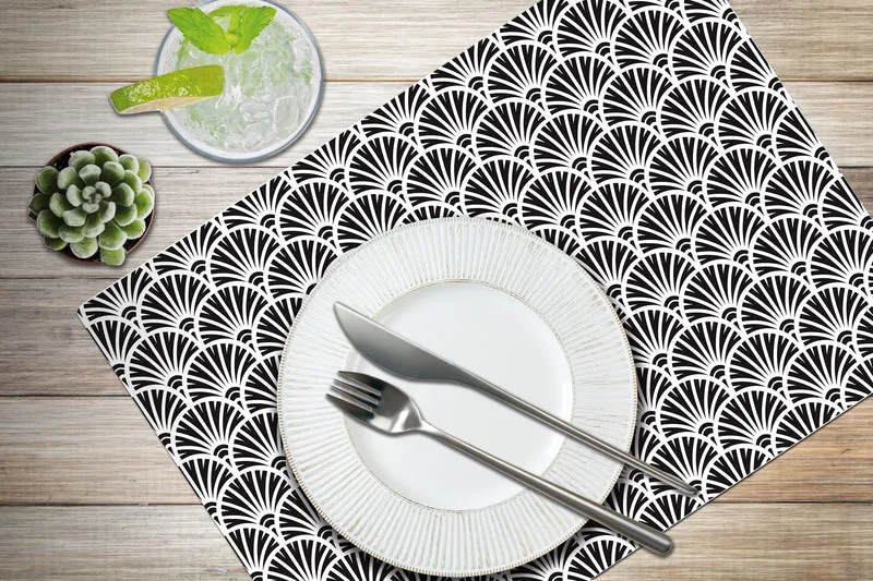 4 Sets de table PALMES