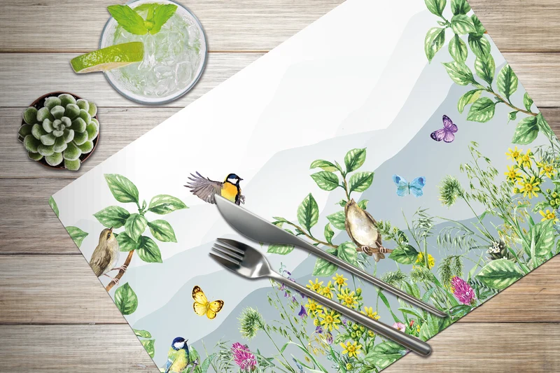 4 Sets de table BOTANIC