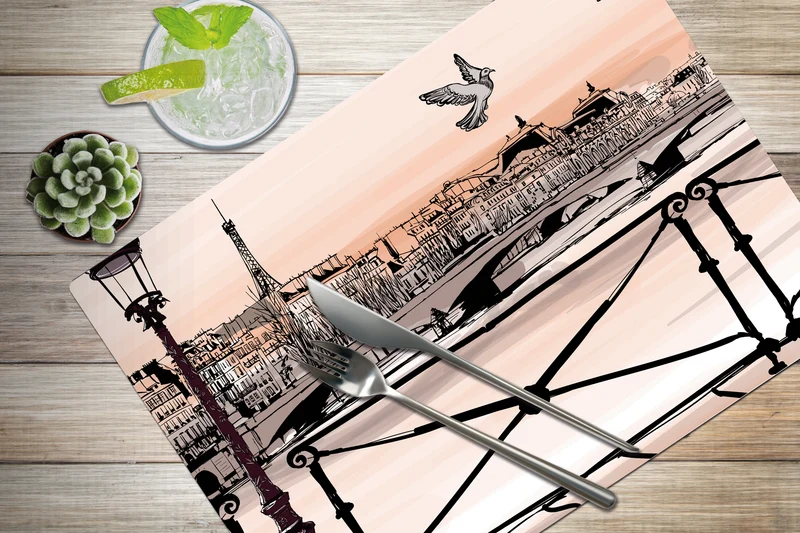 4 Sets de table CIEL DE PARIS