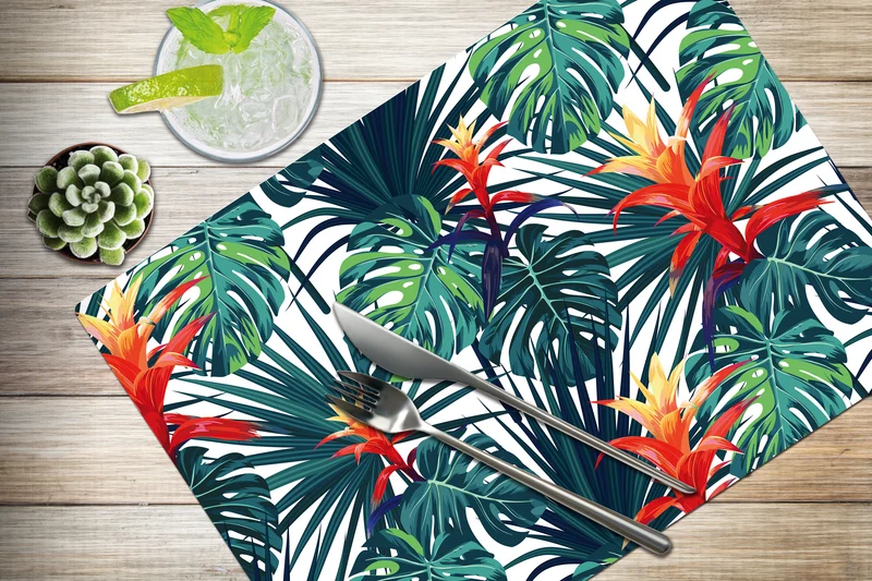 4 Sets de table CARAÏBES