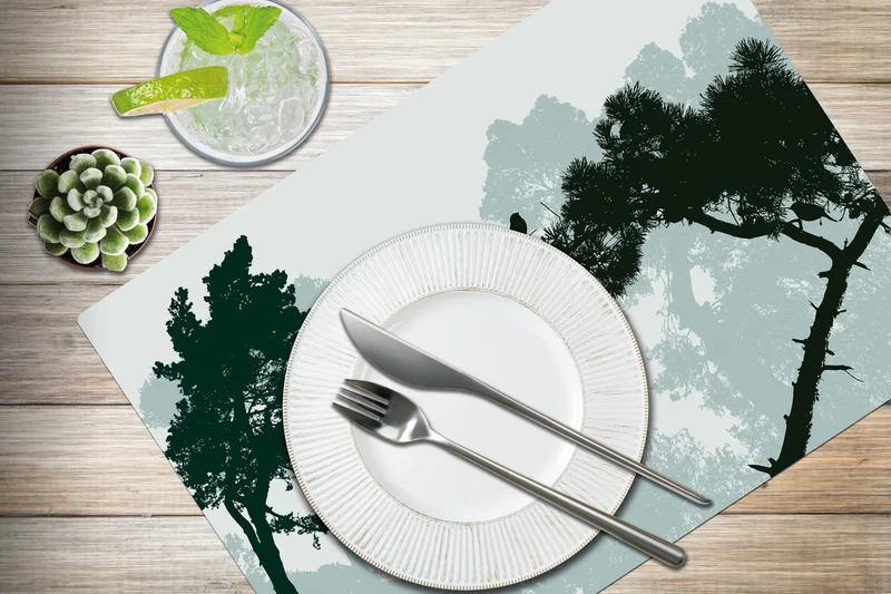 4 Sets de table SILHOUETTE