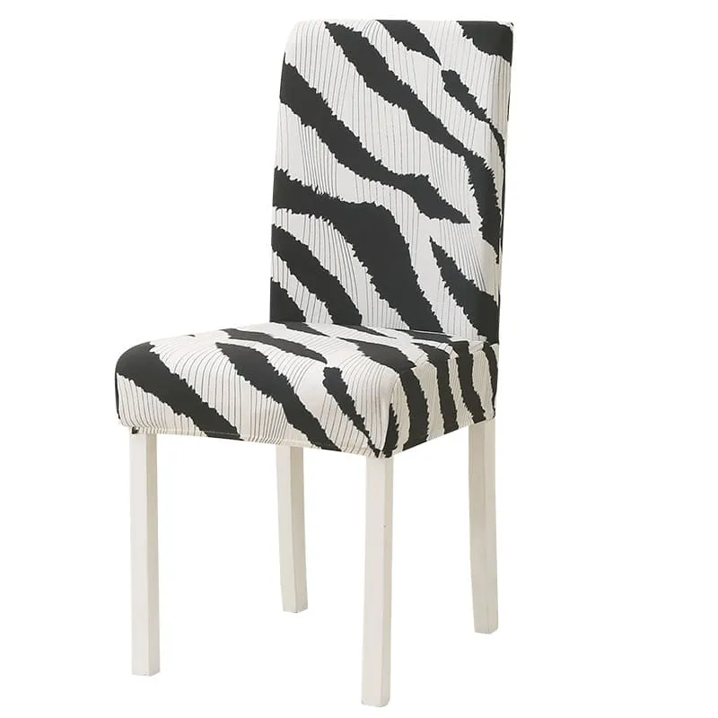 Housse de chaise zèbre