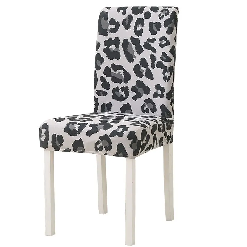 Housse de chaise léopard