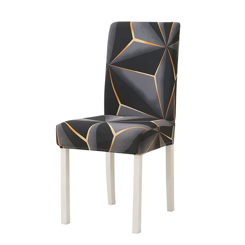 Housse de chaise prisme moderne