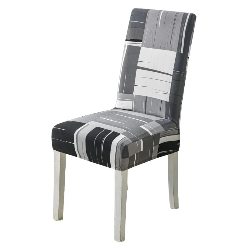 Housse de chaise patchwork moderne