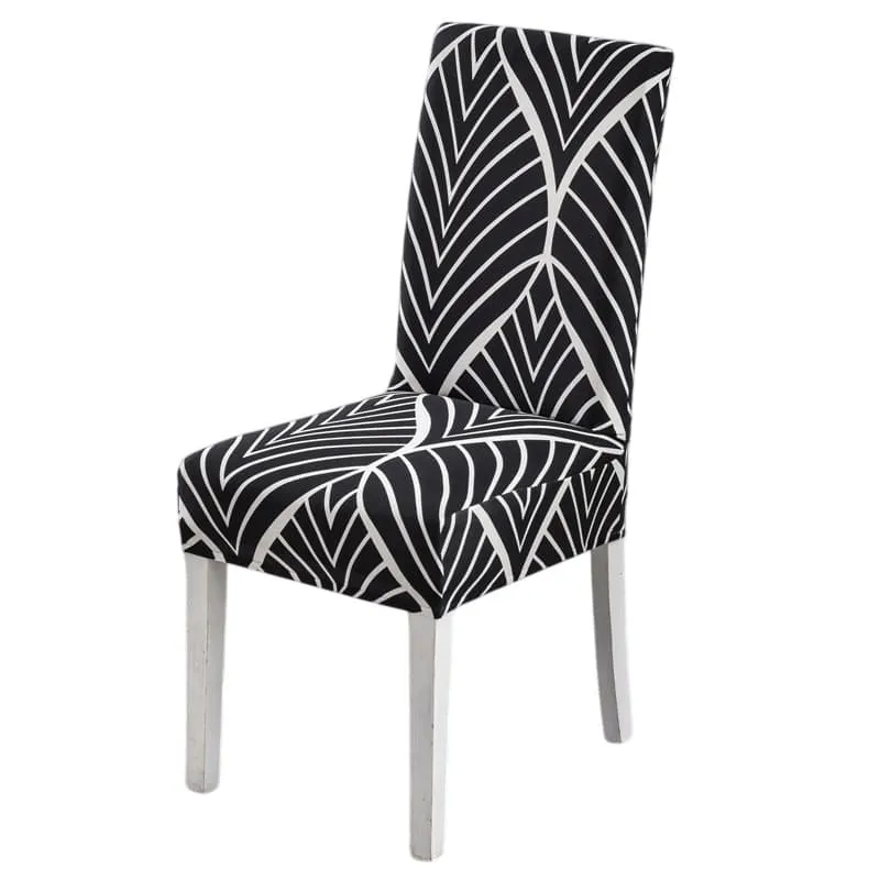 Housse de chaise noir élancé