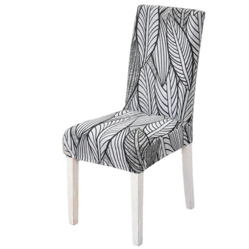Housse de chaise feuillages élégants