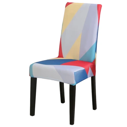 Housse de chaise prisme coloré