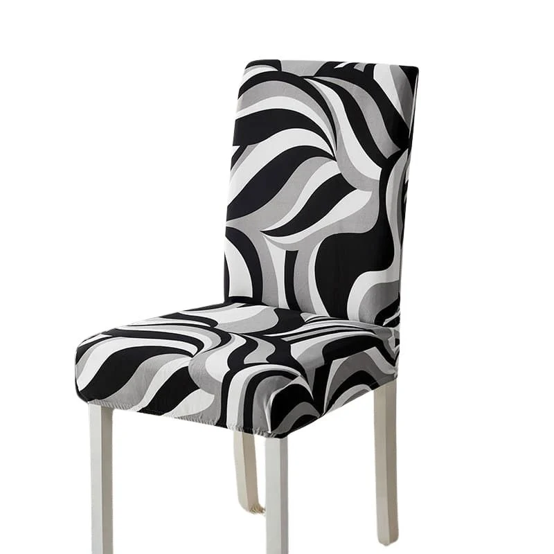 Housse de chaise vagues modernes