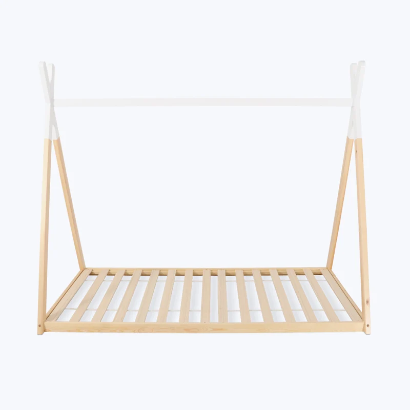 Lit tipi Plume - Lit Montessori au sol
