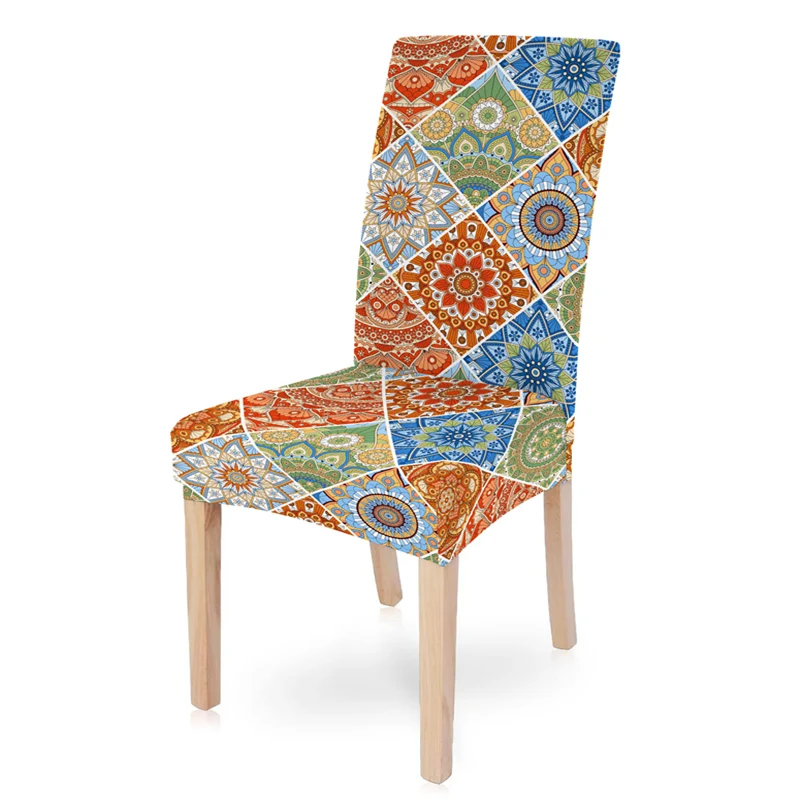 Housse de chaise Mandala Mosaïque