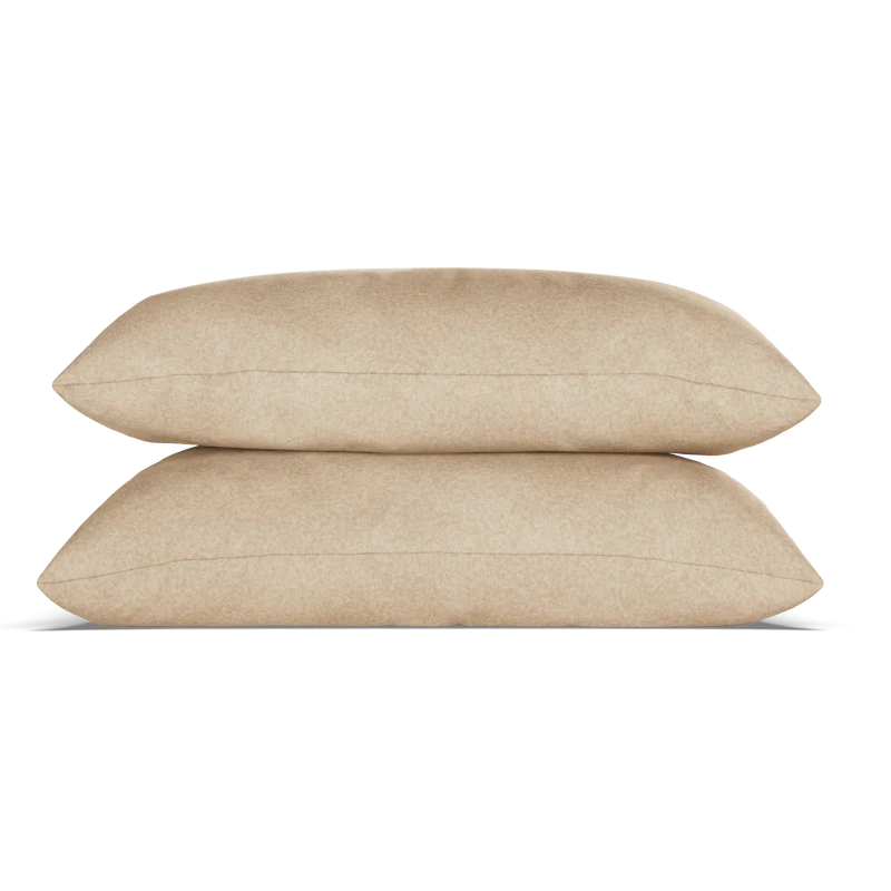Taies d'oreiller flanelle de coton