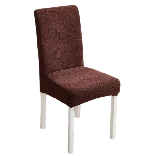 Housse de Chaise Extensible Jacquard Café