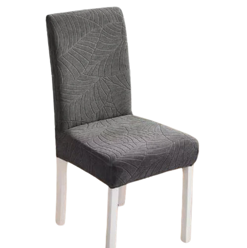 Housse de Chaise Extensible Jacquard Gris
