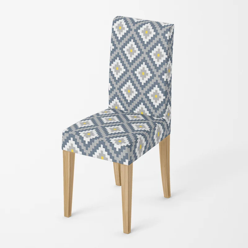 Housse de chaise Contemporaine Gris