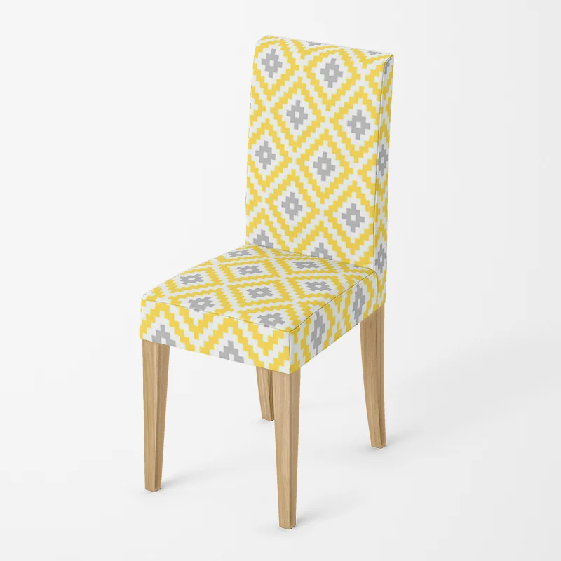 Housse de chaise Contemporaine Jaune