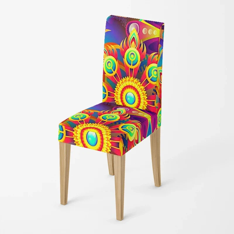 Housse de chaise Psychédélique