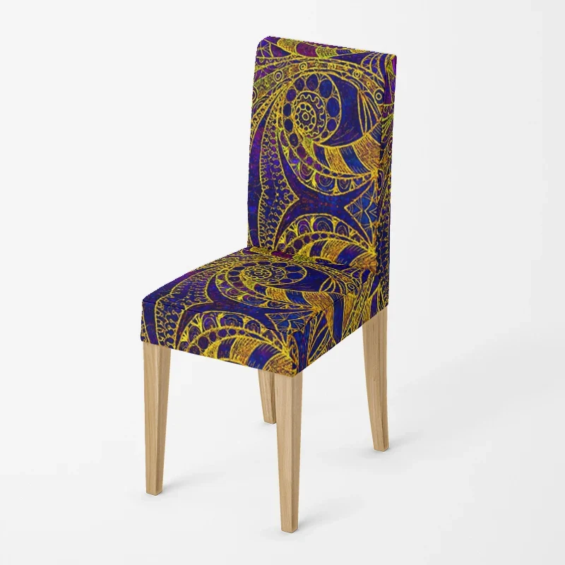 Housse de chaise Arabesque Doré