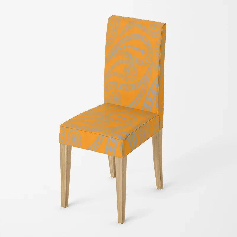 Housse de chaise Arabesque Orange