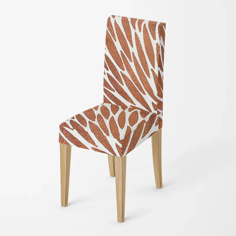 Housse de chaise Plumes Stylées