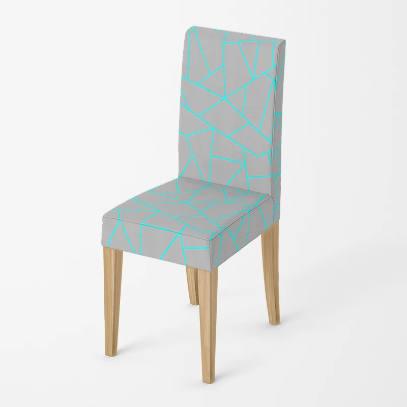 Housse de chaise Mosaïque Vert