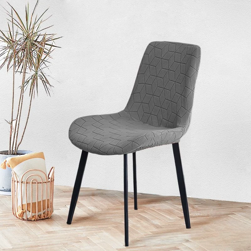 Housse chaise Scandinave Moderne Gris Clair