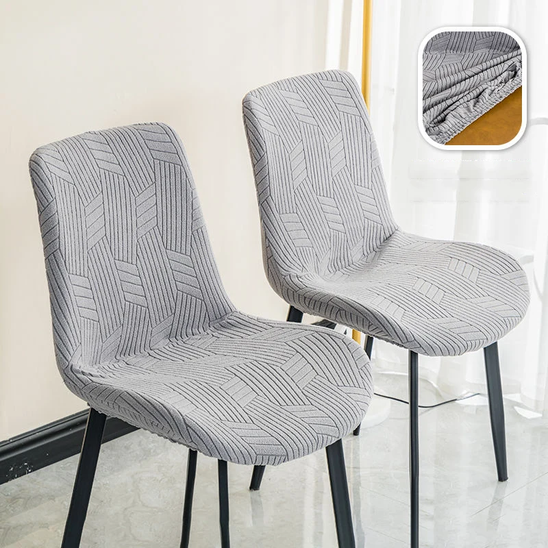 Housse chaise Scandinave Contemporaine Gris Clair