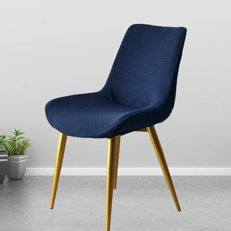 Housse chaise Scandinave Extensible Bleu Marine