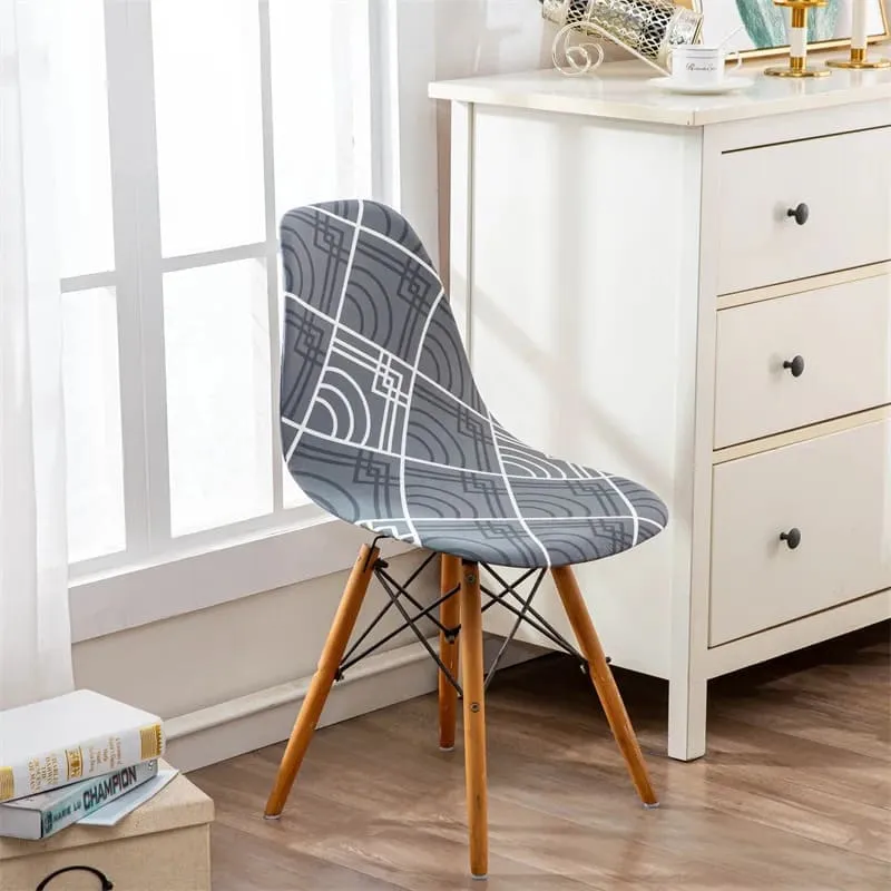 Housse chaise Scandinave Universelle Grise