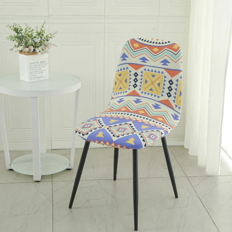 Housse chaise Scandinave Géo Multicolore