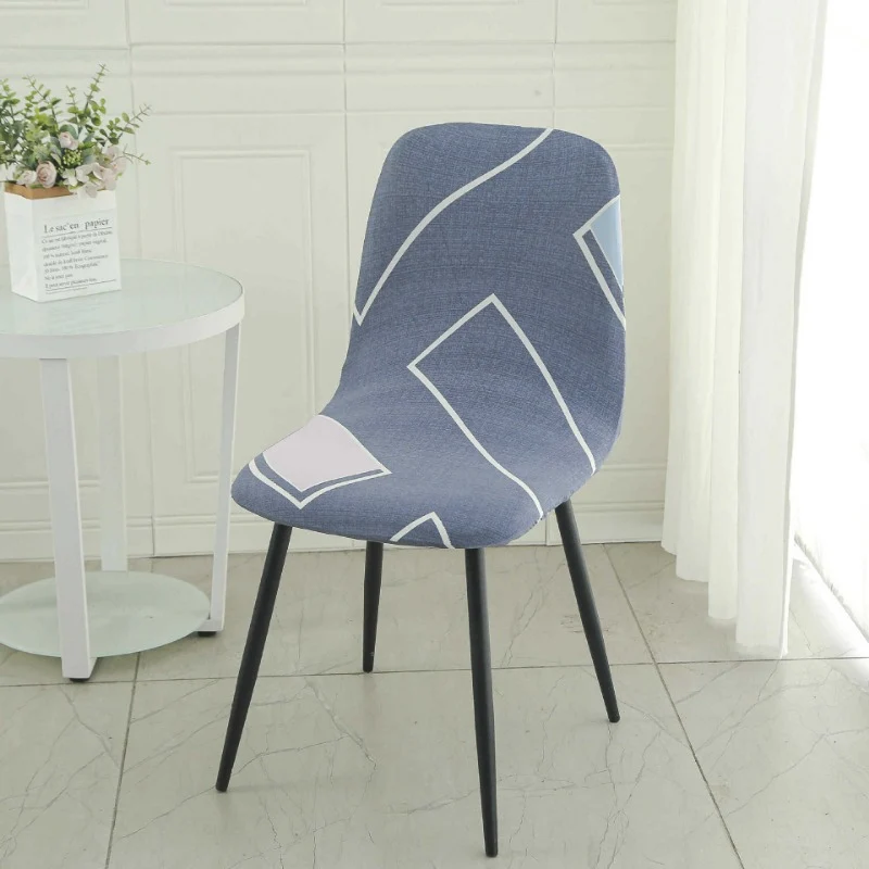 Housse chaise Scandinave Bleu Nordique