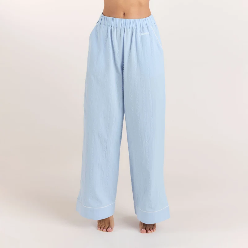 Pantalon de Pyjama Texturé - Bleu