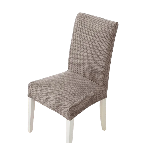 Housse de chaise en Jacquard Kaki